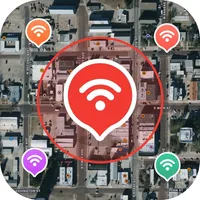 Wifi Password Connect On Map icon