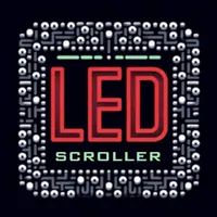 Texto LED - LED digital icon