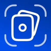Trading card value scanner icon