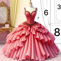 Princess Dress Coloring Book icon