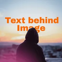 Text Behind Image: LayeredText icon