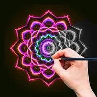 Doodle Magic: Glow Art Drawing icon