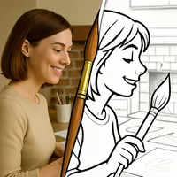 Photos to Coloring Pages icon