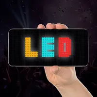 LED Banner: Flashing icon
