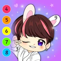Chibi Idol Coloring by Number icon