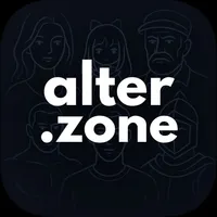 alter.zone: ai roleplay social icon