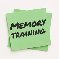 Memory training. icon