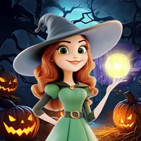 Spooky Bubble Pop: Witch's Gem icon