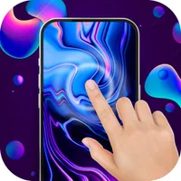 Colorful fluid & Lock Screen icon