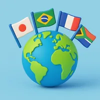 Flags Capitals & Currency Quiz icon