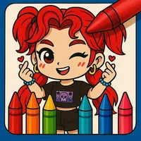 K-POP idols Coloring by Number icon