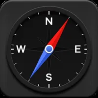 指南针 - 经纬度定位与经纬度导航海拔高度数据水印相机应用 icon