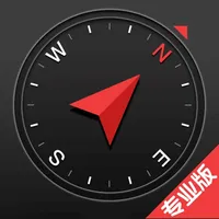 极简指南针-实时海拔测量仪经纬度拍水印气压高度氧气浓度工具仪 icon