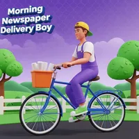 Morning Newspaper Delivery Boy icon