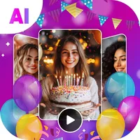 Birthday Video Song With Name icon