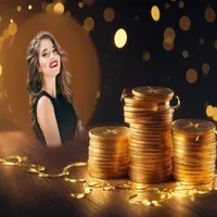 Coin Photo Frames And Stickers icon