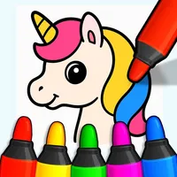Toddler Coloring Games & Book icon