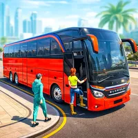 Highway Coach Bus Driving Game icon