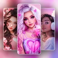 Cute Girly Wallpapers 4K Live icon
