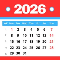2025 Calendar in English icon