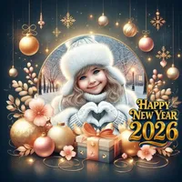 New year photo Frames 2026 icon