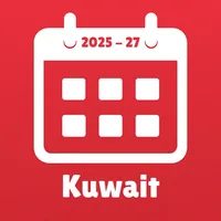 Kuwait calendar 2025 - 2027 icon