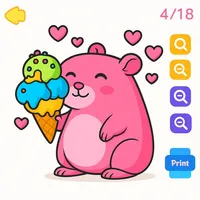 Capybara Coloring Page icon