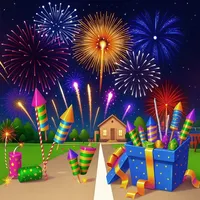 Amazing Fireworks Simulator 3D icon