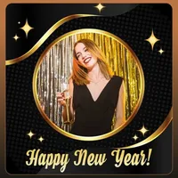 New Year Photo Frames Pro icon