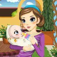 Baby in the house – baby home decoration game for little girls and boys to celebrate new born baby icon