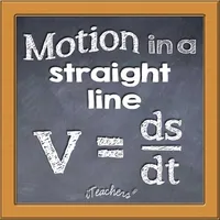 Motion in a Straight Line Math icon