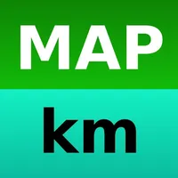 Distance R - Measuring distances on the map icon