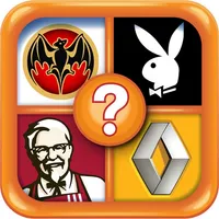 Guess Logo - brand quiz game. Guess logo by image icon