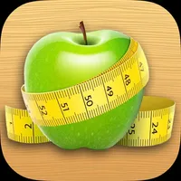 Loosing weight. Calories diary icon