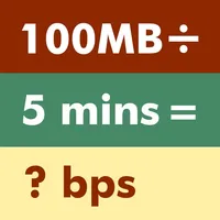 Bitrate Calc (bit rate, file size, and length calculator) icon