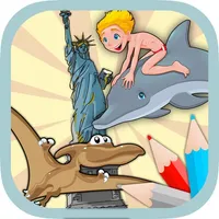Coloring book – drawings icon