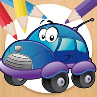 Magic Cars Coloring Book Game icon