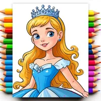 Drawing game for girls icon