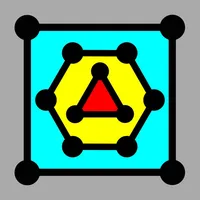 Dots & Boxes - with Triangles & Hexagons, Coins & Strings icon