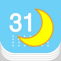 Lunar calendar diary icon