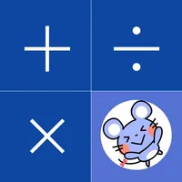 Cute mouse calculator icon