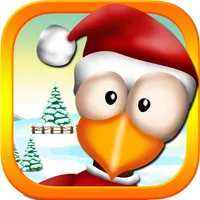 Chicken Christmas icon