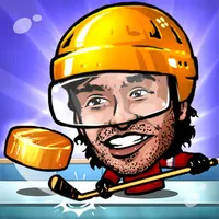 Puppet Ice Hockey: Championship of the big head nofeet Marionette slapshot stars icon