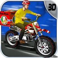 Pizza Delivery Bike Rider icon