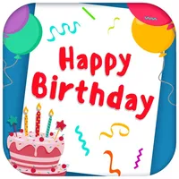 Create birthday greeting cards icon