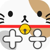 Calculator of cute cats icon