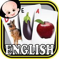 Preschool Kindergarten Kids English ABC Alphabets & Number Flash Cards icon