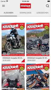 KRADblatt Motorradmagazin screenshot 0