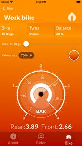 Tire Pressure for cyclists screenshot 0