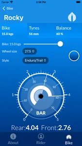 Tire Pressure for cyclists screenshot 5